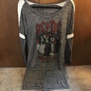 AC/DC Graphic Band Tee Long Sleeve Shirt - M
